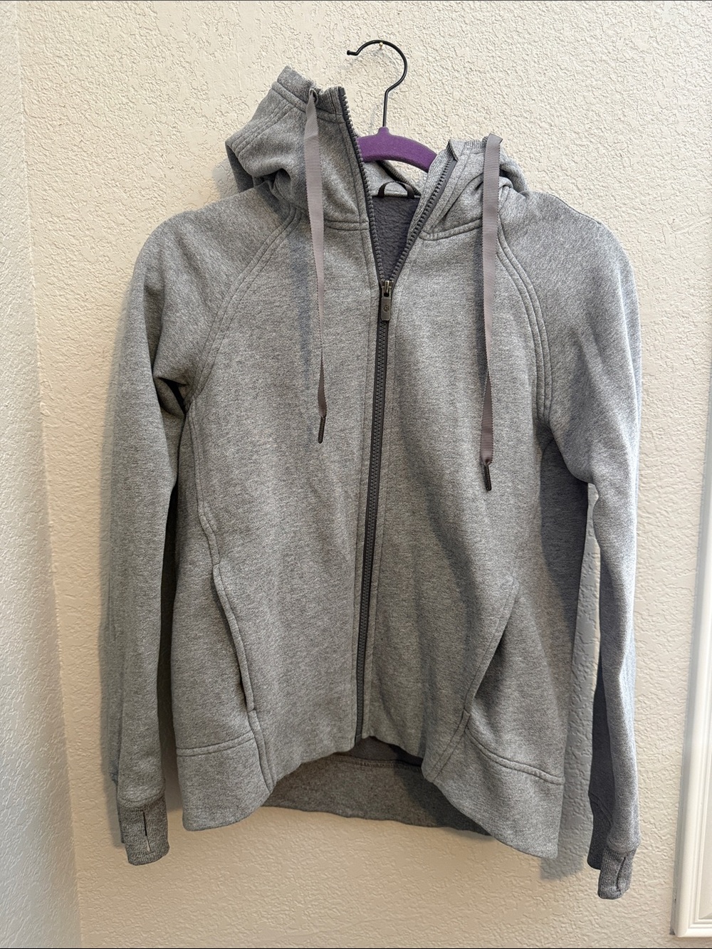 lululemon athletica Gray Full-Zip Hoodie